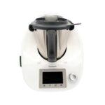 Barcelona, Spain, august 23, 2021: thermomix on white background. Kitchen machine