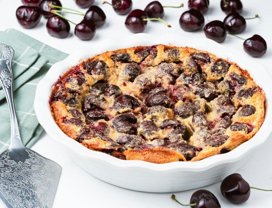 Cherry clafoutis