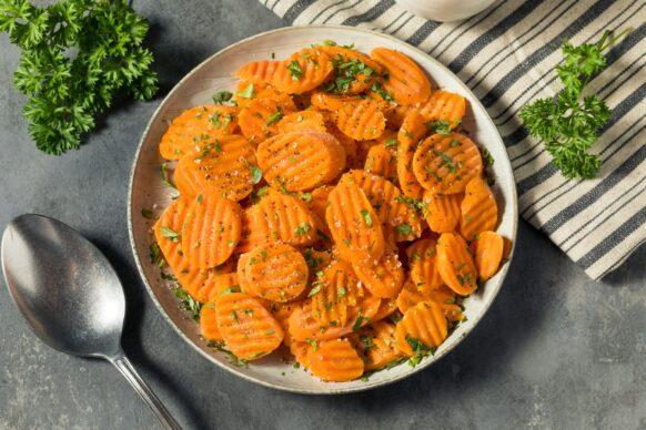 Homemade Healthy Steamed Carrot Chips