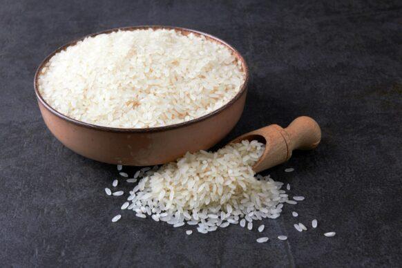 Rice in bowl